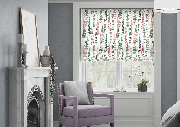 Santa Maria, Bubblegum - Twist&Fit Roman Blind - Image 3